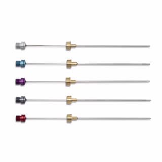 5191-5869- Стрелка ТФМЭ, набор для выбора 2. Включает пять различных стрелок ТФМЭ (длина фазы 20 мм): ПДМС (1,10 мм, 100 мкм, 5191-5862), полиакрилат (1,10 мм, 100 мкм, 5191-5858), углерод WR/PDMS (1,10 мм, 120 мкм, 5191-5859), DVB/PDMS (1,10 мм, 120 мкм, 5191-5860), DVB/Carbon WR/PDMS (1,10 мм, 120 мкм, 5191-5861)