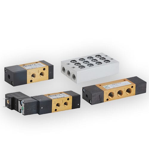 Золотниковый пневматический гидрораспределитель серии 800пневматическийсоленоидный3/2