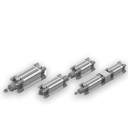 Pneumatic cylinder ECOLIGHT 1390 - 1391 - 1392 serieswith piston rodmagnetic pistonsteel