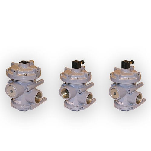 Тарельчатый пневматический распределительный клапан серии N776 с электромагнитным управлением и пилотным, 3-ходовой