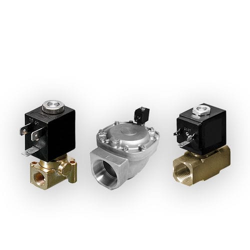 Электромагнитный клапан прямого действия серии F300, 2-ходовой, NONC