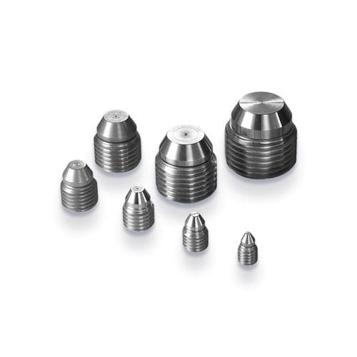 Цилиндрическая заглушка Lee AFO® с резьбой, вентиляционное отверстие из нержавеющей стали