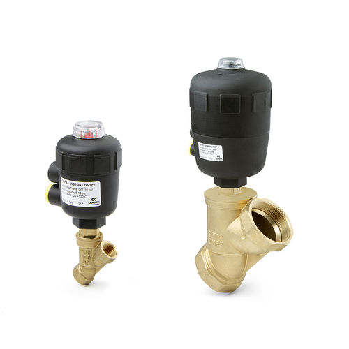 Piston valve ASP seriespneumatically-operatedcontrolfor hot water