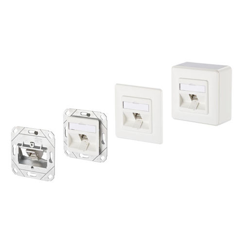 Гнездовой разъем C6Amodul 270°dataRJ45, цинковое литье под давлением