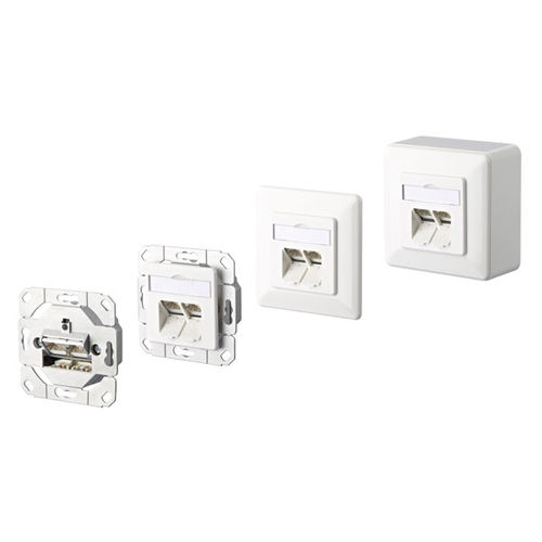 Гнездовой разъем E-DAT, конструктивные данныеRJ45, цинковое литье под давлением