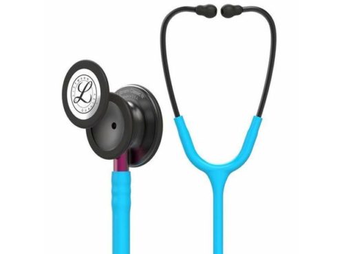 Стетоскоп Littmann Classic 3 Дымчатая отделка, бирюзово-розовый стержень 5872