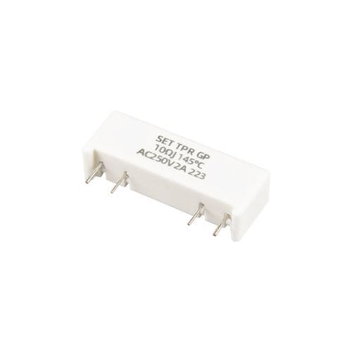 Резистор проволочный серии TPRDсиловой с защитой от перегрузки по току, сквозное отверстие