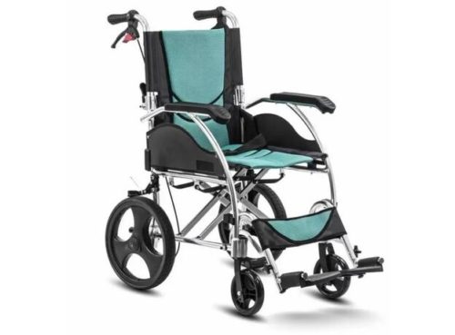 Kosmocare Premium Foldable Transport Wheelchair Crest Series Stylex