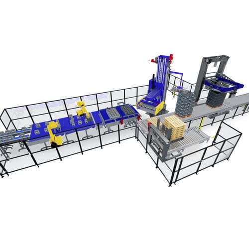 Робот-паллетайзер AUTOMAдля бутылок, напитковавтоматический