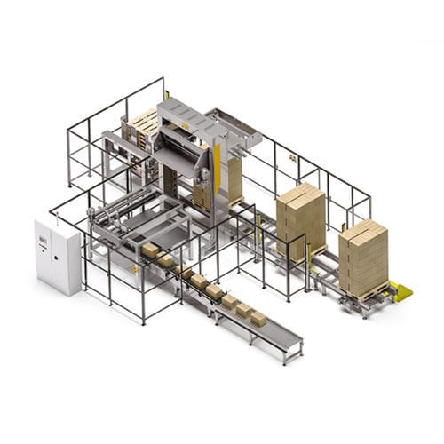 Паллетайзер с низкоуровневой подачей SIRIOcartonдля пищевой промышленности и производства напитковавтоматический