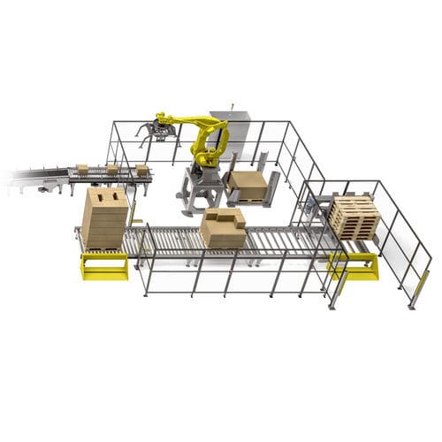 Робот-паллетайзер FLEXROBOTдля ПЭТ-бутылокавтоматический для напитков