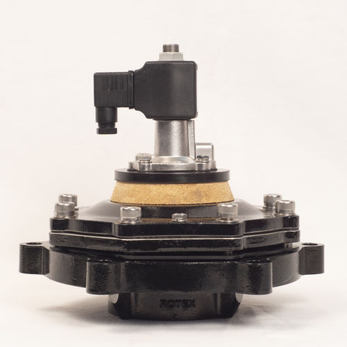 Электромагнитный клапан с пилотным управлением 24114NCдля газа, нержавеющая сталь