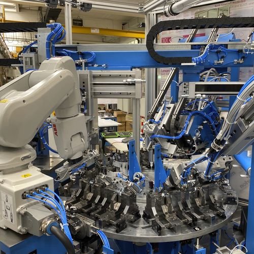 Сборочный автомат серии HSWдля промышленного применениядля автомобилейповоротный стол