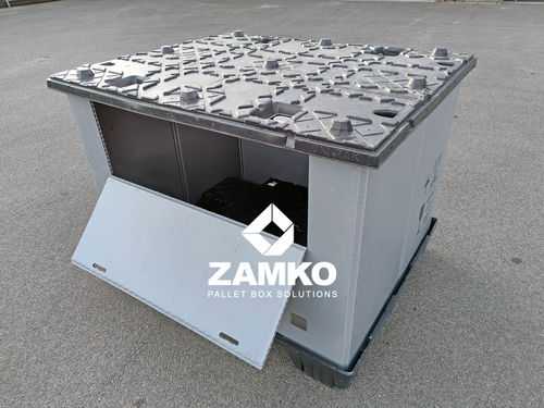 Пластиковый поддонный ящик PIG.b90.Fтранспортное хранение