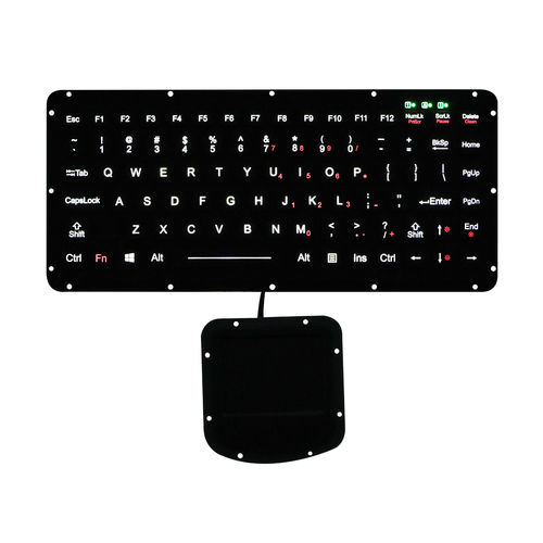 Панельная клавиатура K-TEK-M270-FN-MS-BL-NV-151B+M73TPс механическими клавишамис клавишей Fnс 2 клавишами мыши