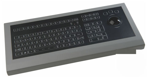 Настольная клавиатура серии KSML106-MC1с механическими клавишами106-клавишнаяс трекболом