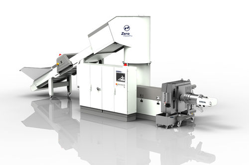 Экструдер для переработки пластиковых пленок INTAREMA® ZeroWastePro seriesодношнековый компактный