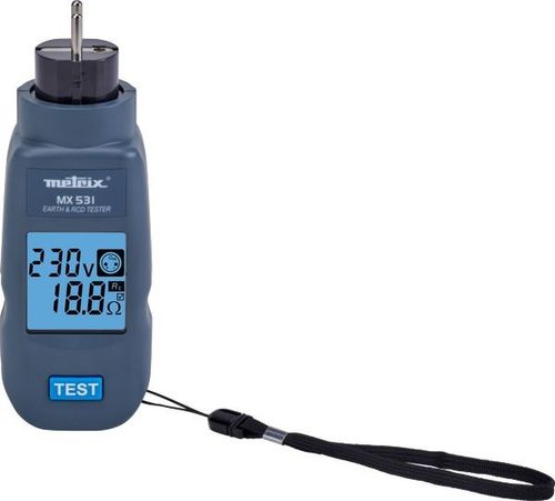 Тестер сопротивления заземления MX 531для электроустановокдля штепсельных розеток