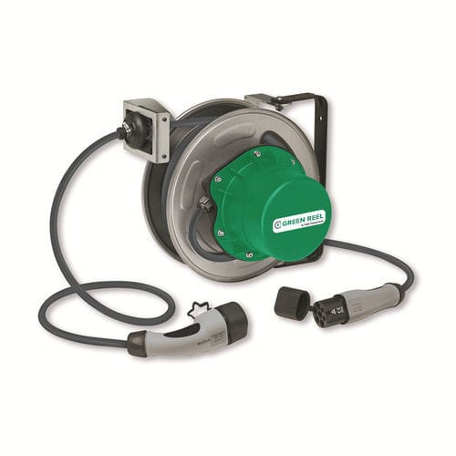 Катушка для электромобиля серии GREEN REELкабельнаясамовтягивающаясянастенная