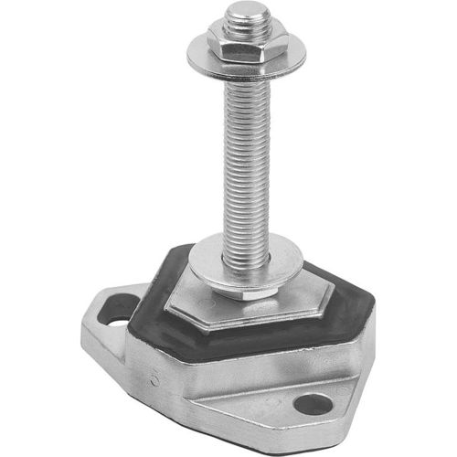 Machine foot 27761rubberaluminumthreaded