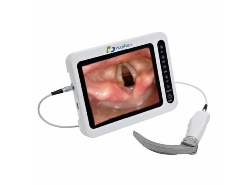 Hugemed Anesthesia Video Laryngoscope with 8 Inch Monitor