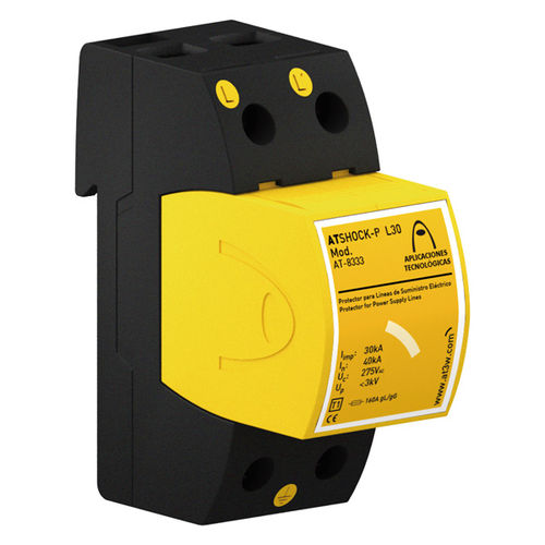 Ограничитель перенапряжения тип 1 ATSHOCK-P N60для источников питанияоднополюсныйDIN-рейка