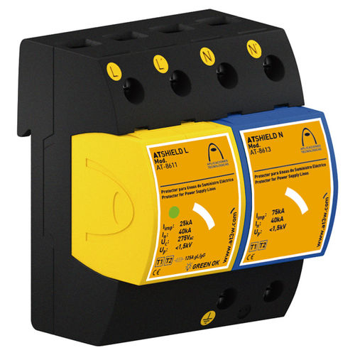 Ограничитель перенапряжения тип 1 ATSHIELD 130Mтип 2для источников питания2-полюсный