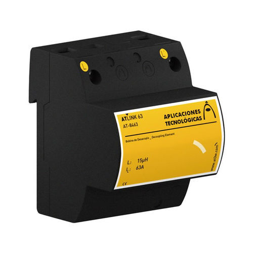 Ограничитель перенапряжения источника питания ATLINK 63, согласованный с DIN-рейкой