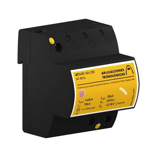 Ограничитель перенапряжения тип 1 + 2 ATSUB 140-Nдля источников питанияоднополюсныйDIN-рейка