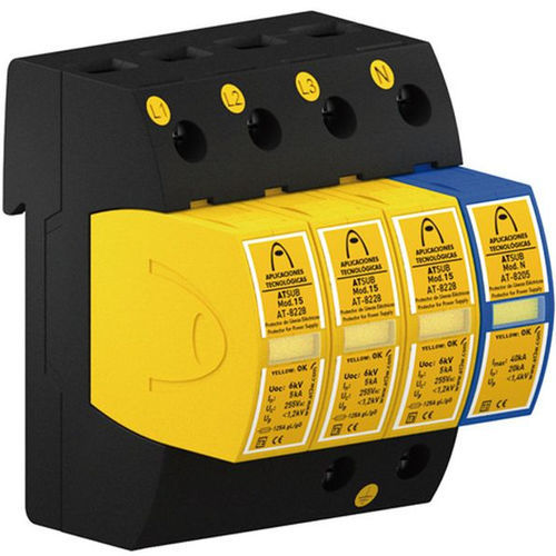 Ограничитель перенапряжений тип 1 ATSUB-4P-NR 65 TTтип 2для источников питаниямодульный