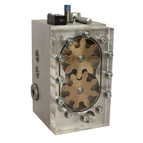 Шестеренчатый расходомер КУЗ-М для масла