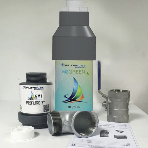 Гравитационный фильтр KIT FILTRELEC GREENдля дождевой водыс картриджем для растительного масла