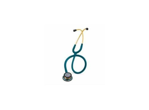 Стетоскоп 3M Littmann Classic 3 Карибского синего цвета с радужной насадкой 5807