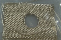 9300-0713- Cloth, glass off white glove cloth