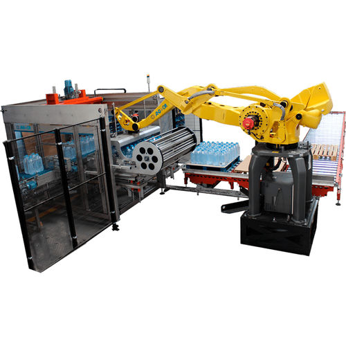 Роботизированный паллетайзер серии RA-Cдля пищевой промышленностидля ящиковдля бутылок