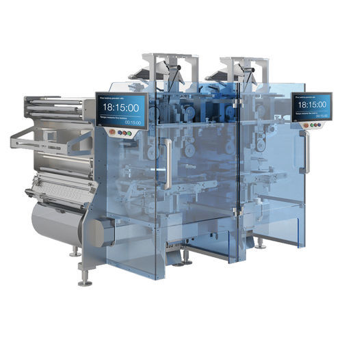 Вертикальная упаковочная машина серии R TWINавтоматическая упаковка для пищевой промышленности