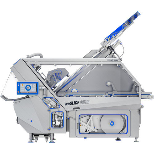 Машина для нарезки мяса weSLICE 9500полностью автоматическая с эвольвентным лезвиемиз нержавеющей стали