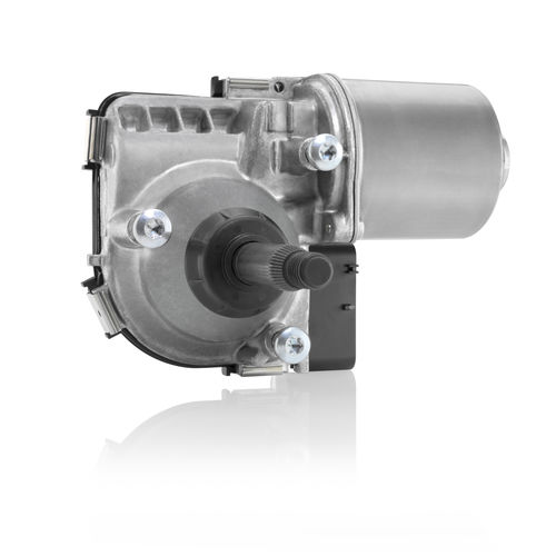 Мотор-редуктор постоянного тока WDD2 червячный прямоугольный со сплошным валом