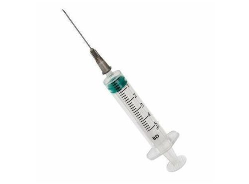 Шприц Discardit II BD 5 мл (с иглой 1 дюйм x 22/23/24G)