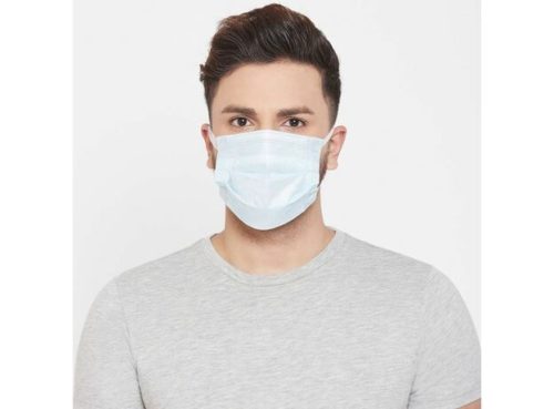 3-слойная маска для лица Romsons Dispo Guard с мягкими ушными петлями, 50 шт.