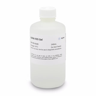 DNF-905-0240 RUO- dsDNA 905 Separation Gel, 240mL. Separation gel for use with the Fragment Analyzer systems and the DNF-905 kit