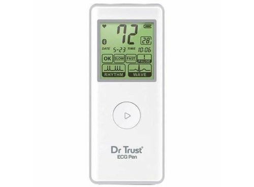 Dr Trust USA Portable Bluetooth ECG EKG Electrocardiogram Test Machine 1201