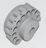 G2306-60500- Hi-density injector turret, used with series 7683 automatic liquid sampler systems, models 7683A and 7683B