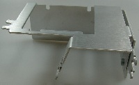 G2617-00010- PTV inlet liquid CO2 valve bracket, used with series 6890 gas chromatrography systems