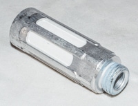 G3170-80030- Dry pump exhaust silencer, used with series 5975 and 5977 gas chromatography/mass spectrometry systems, models 5975A, 5975B, and 5975C