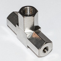 G6600-20003- Specialized 355 stainless steel burner tee, used with series 6850, 6890, and 7890 gas chromatography systems