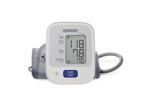 Omron HEM-7121 Blood Pressure Monitor, (For upper arm)