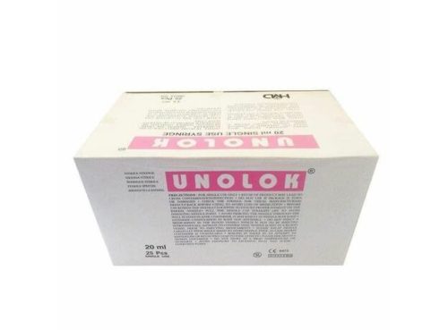 Шприц HMD Unolok, 20 мл с иглой (50 шт. в упаковке)