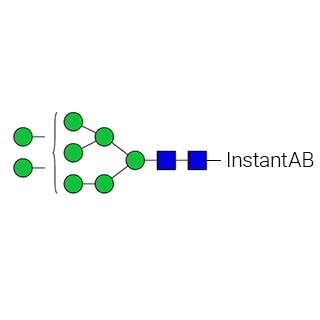 GKIB-106- AdvanceBio InstantAB Стандарт N-гликанов Man8/M8 (ранее ProZyme). N-гликан (олигоманноза 8), меченный InstantAB, для использования в качестве качественного стандарта в таких приложениях, как жидкостная хроматография (ЖХ).