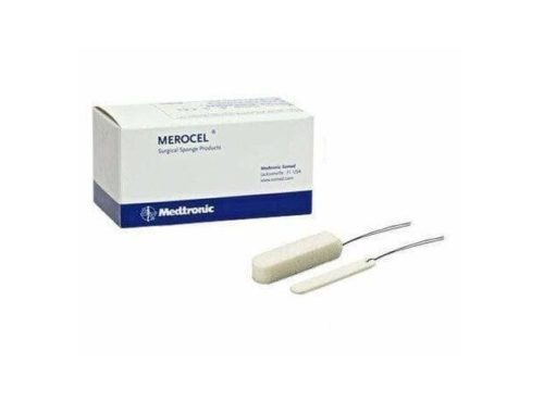 Стандартная назальная повязка Medtronic Merocel hemoX — 450410 (8 см, с воздуховодом — упаковка из 10 шт.)
